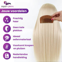 Blond Oefenhoofd Kappershoofd Oefenhoofd Sassy Goods 