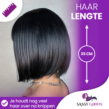 PRE ORDER Black Wig - Wigs Ladies Short Hair - Wig - Black - 35 cm