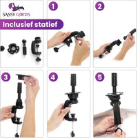 Blond Oefenhoofd met Statief & Accessoires - 70 cm - PRE-ORDER - Sassy Goods