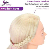 Regenboog kleur Oefenhoofd met Statief - 70 cm - Sassy Goods