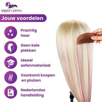 Regenboog kleur Oefenhoofd met Statief - 70 cm - Sassy Goods