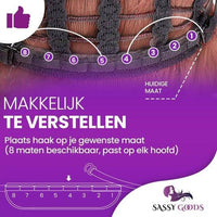 Roze Pruik - Pruiken Dames Lang Haar - Wig - 70 cm Pruik Sassy Goods 