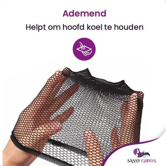 Pruiken Haarnetje - Zwart - 2 Stuks